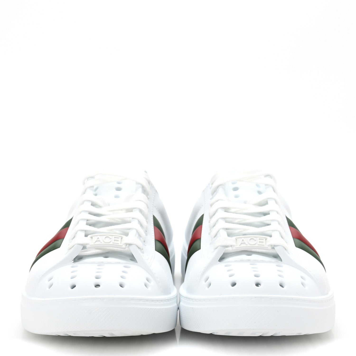 Gucci Rubber Ace Sabot Mules 39 Great White 3 of 9