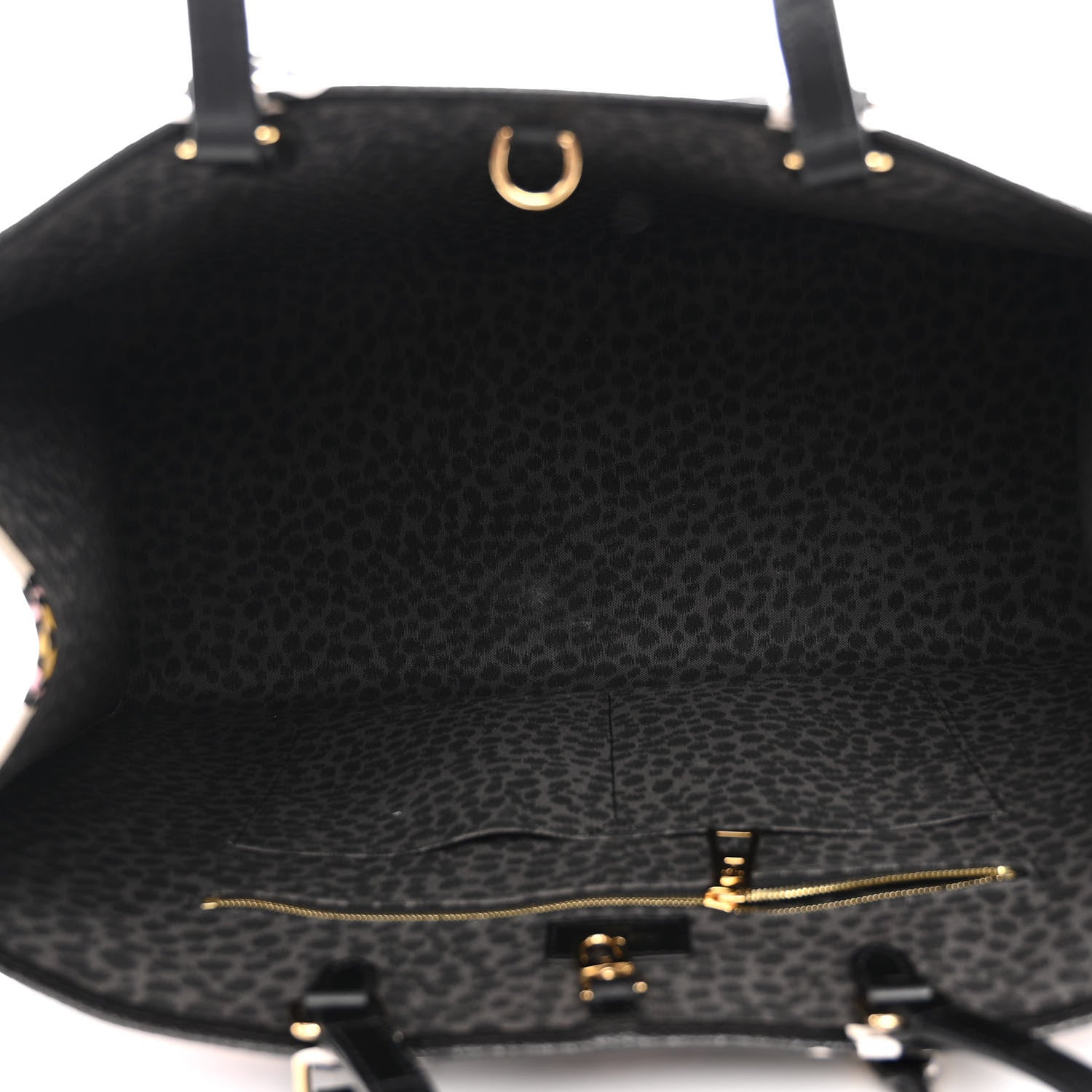 Louis Vuitton Monogram Giant Wild At Heart Onthego GM Black 5 of 9