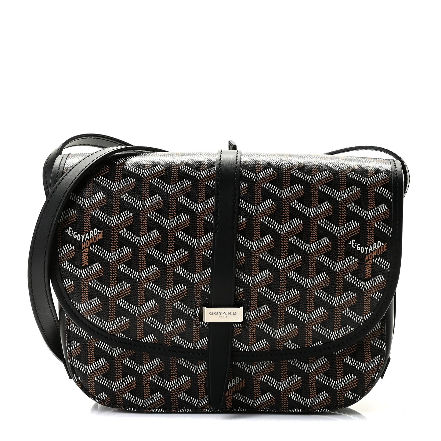 Goyardine Belvedere II PM Messenger Bag Black