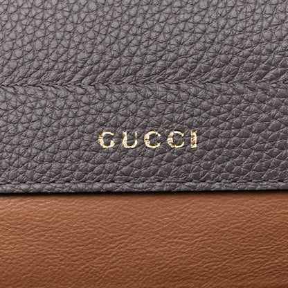 Gucci Grainy Calfskin Small Zumi Top Handle Bag Dusty Grey 8 of 16