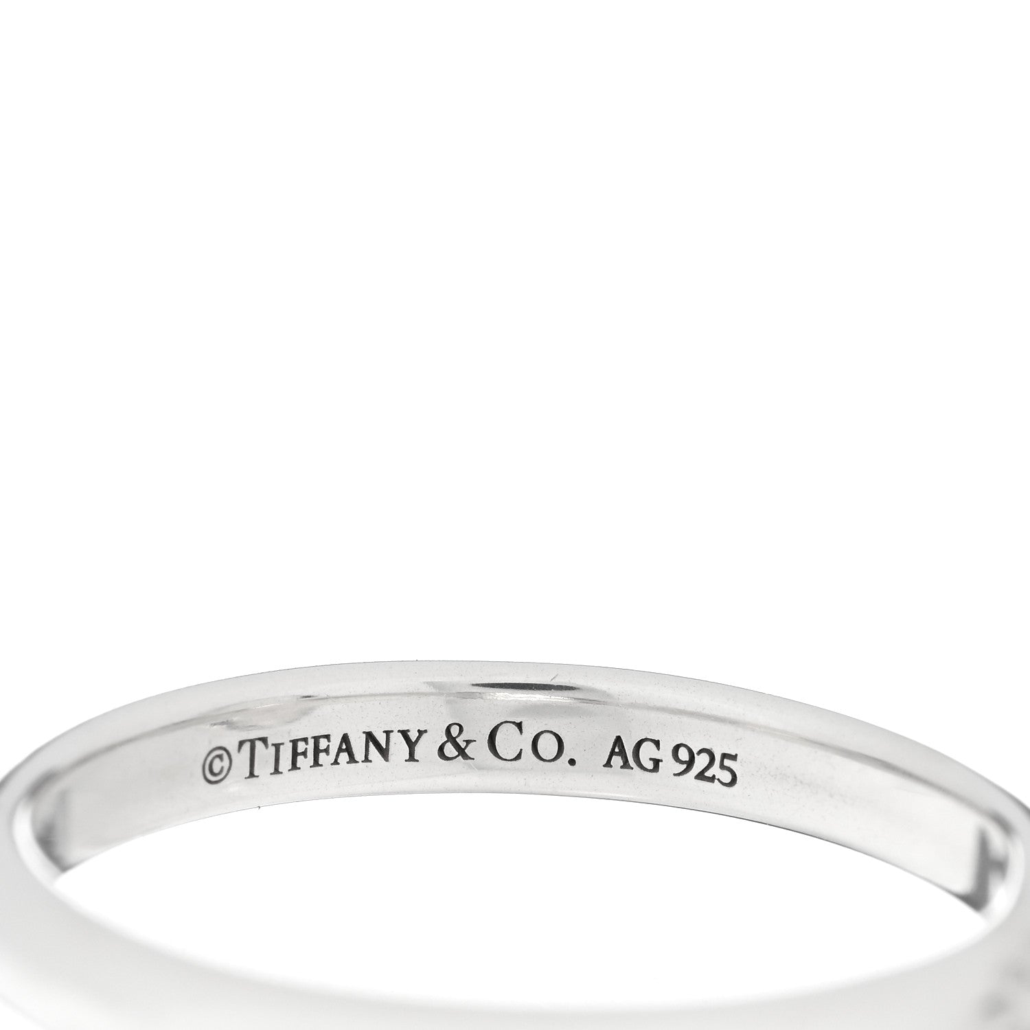 Tiffany Sterling Silver 12mm Hardwear Ball Ring 53 6.5 4 of 4