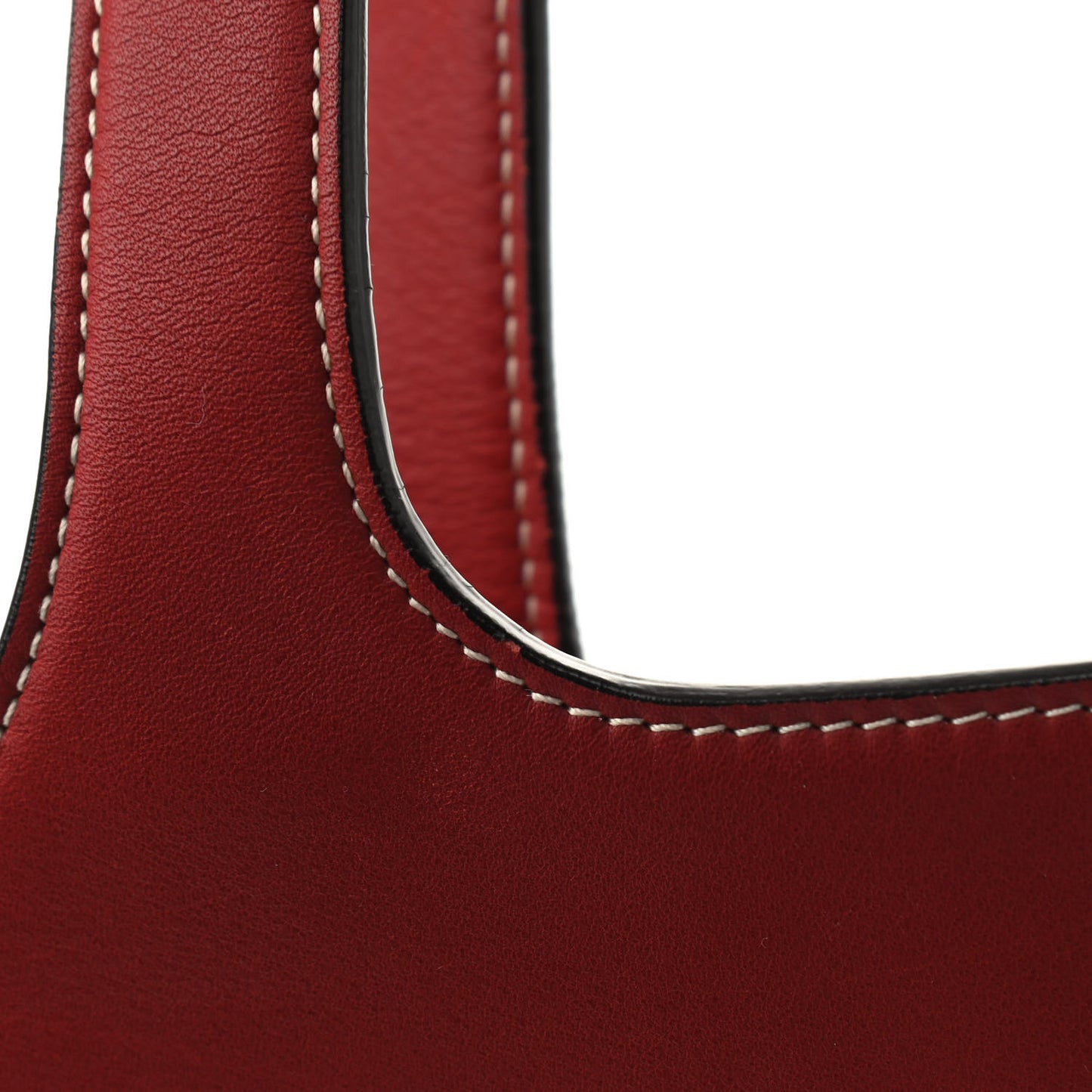 Smooth Calfskin Small Tri-Fold Bag Red