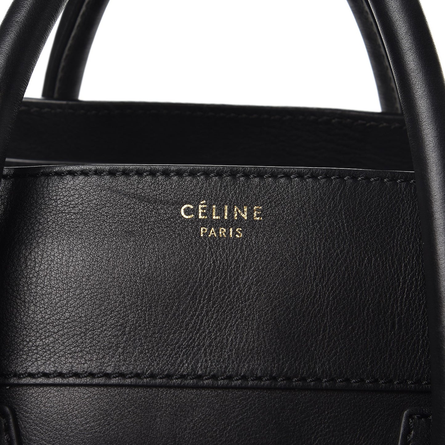 Smooth Calfskin Large Luggage Black