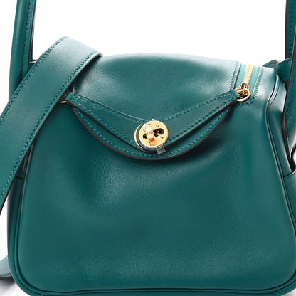 Hermes Swift Mini Lindy 20 Vert Bosphore 7 of 10