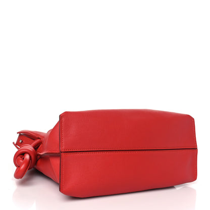 Loewe Calfskin Flamenco Knot Bag Red 4 of 10