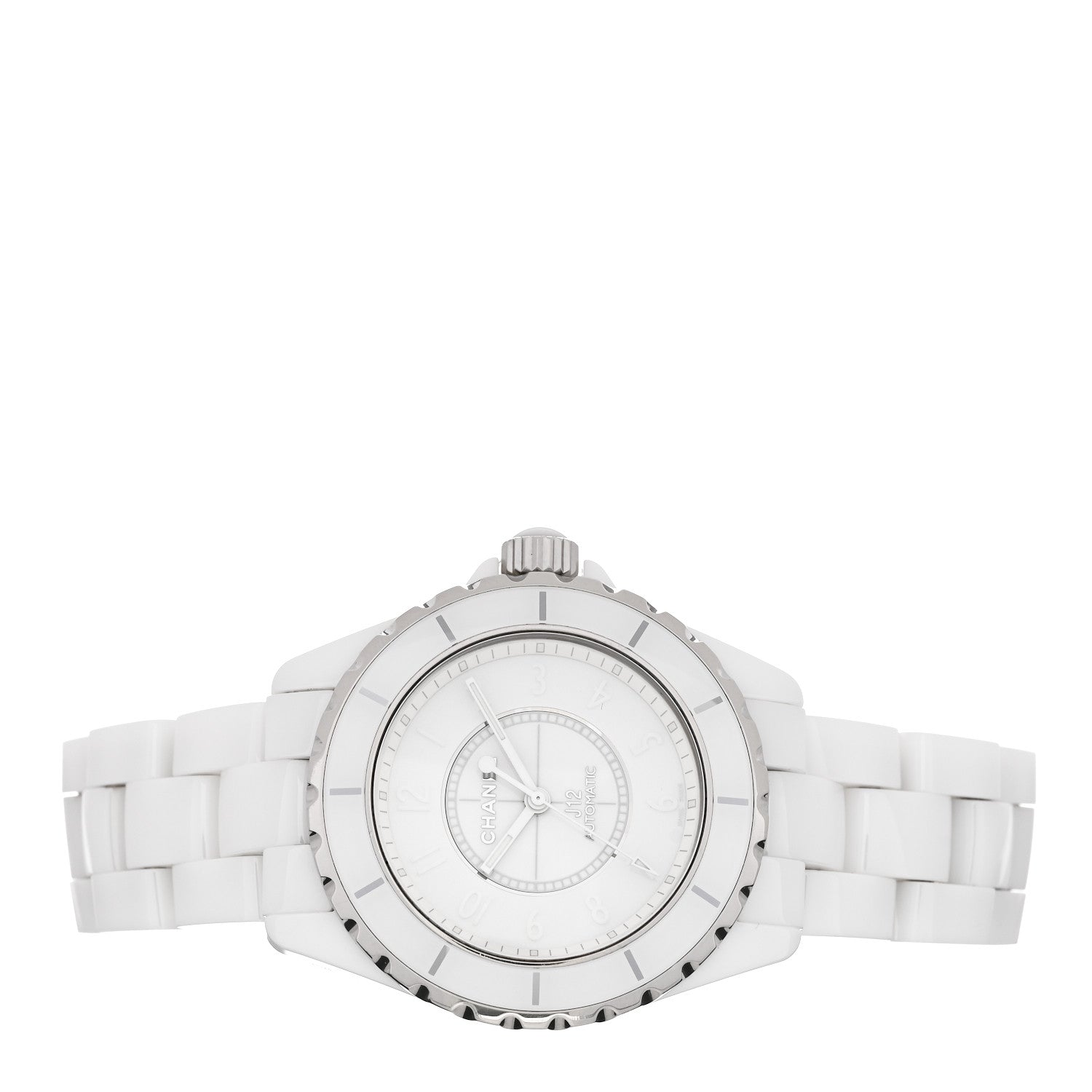 Chanel Stainless Steel Ceramic 38mm J12 Phantom Automatic Watch White 2 of 4