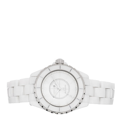 Chanel Stainless Steel Ceramic 38mm J12 Phantom Automatic Watch White 2 of 4
