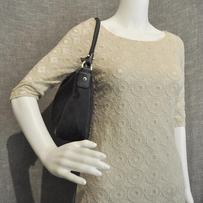 Gucci Monogram Abbey Shoulder Bag Black 2 of 10
