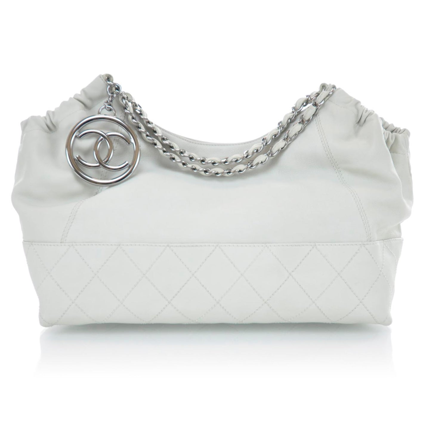 Leather Baby Coco Cabas Ivory