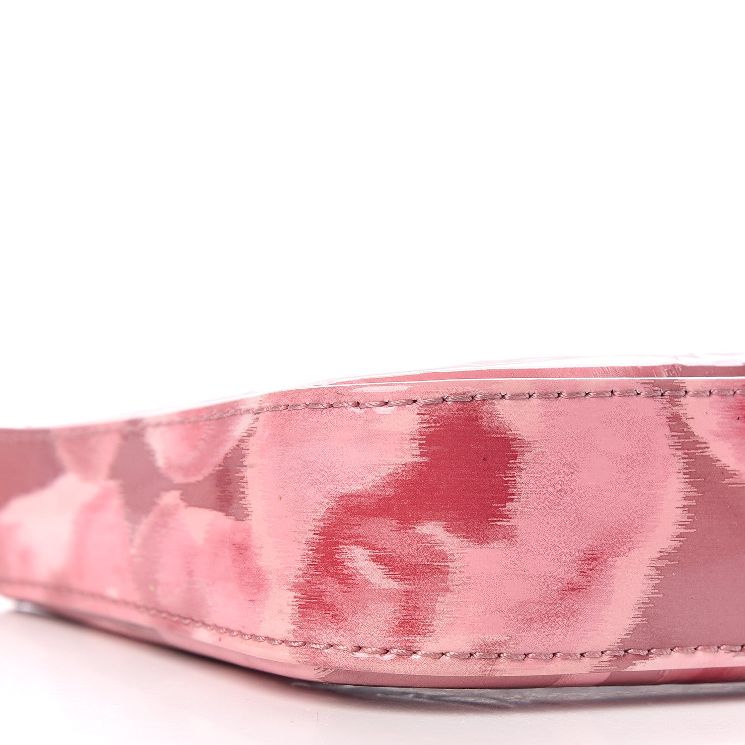Louis Vuitton Vernis Ikat Pochette Accessories NM Rose Velours 5 of 11