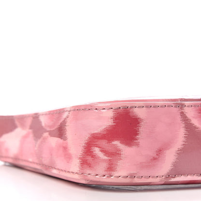 Louis Vuitton Vernis Ikat Pochette Accessories NM Rose Velours 5 of 11