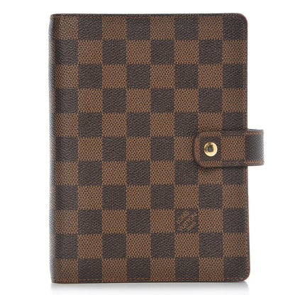 Louis Vuitton Damier Ebene Medium Ring Agenda Cover 1 of 10