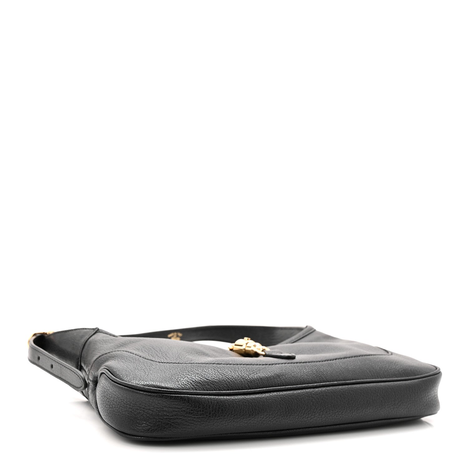 Gucci Goatskin Medium Slim Jackie Shoulder Bag Black 4 of 10