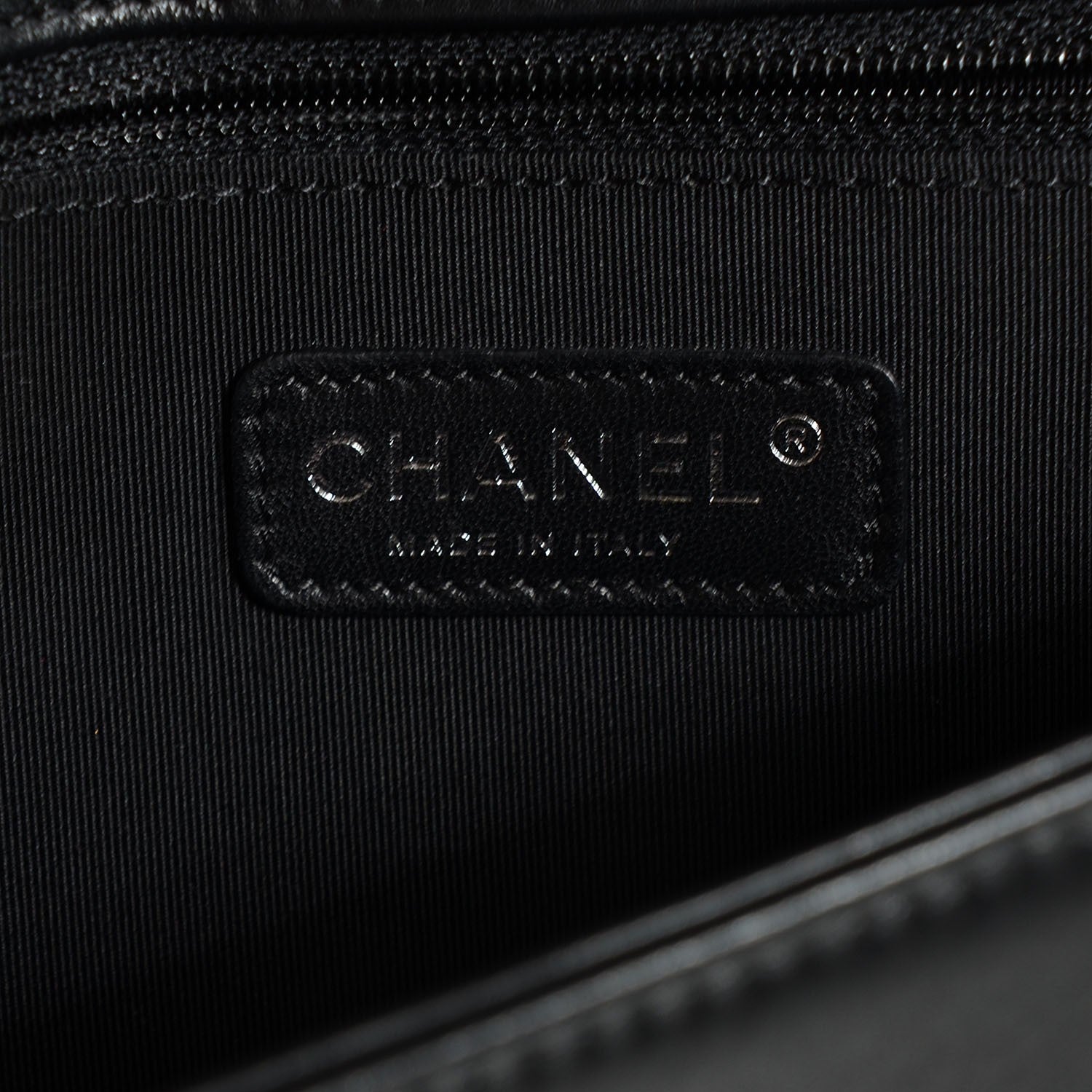 Chanel Lambskin Quilted New Medium Boy Flap Black 7 of 9