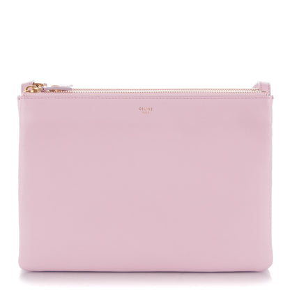 Celine Lambskin Large Trio Crossbody Bag Pink 1 of 7