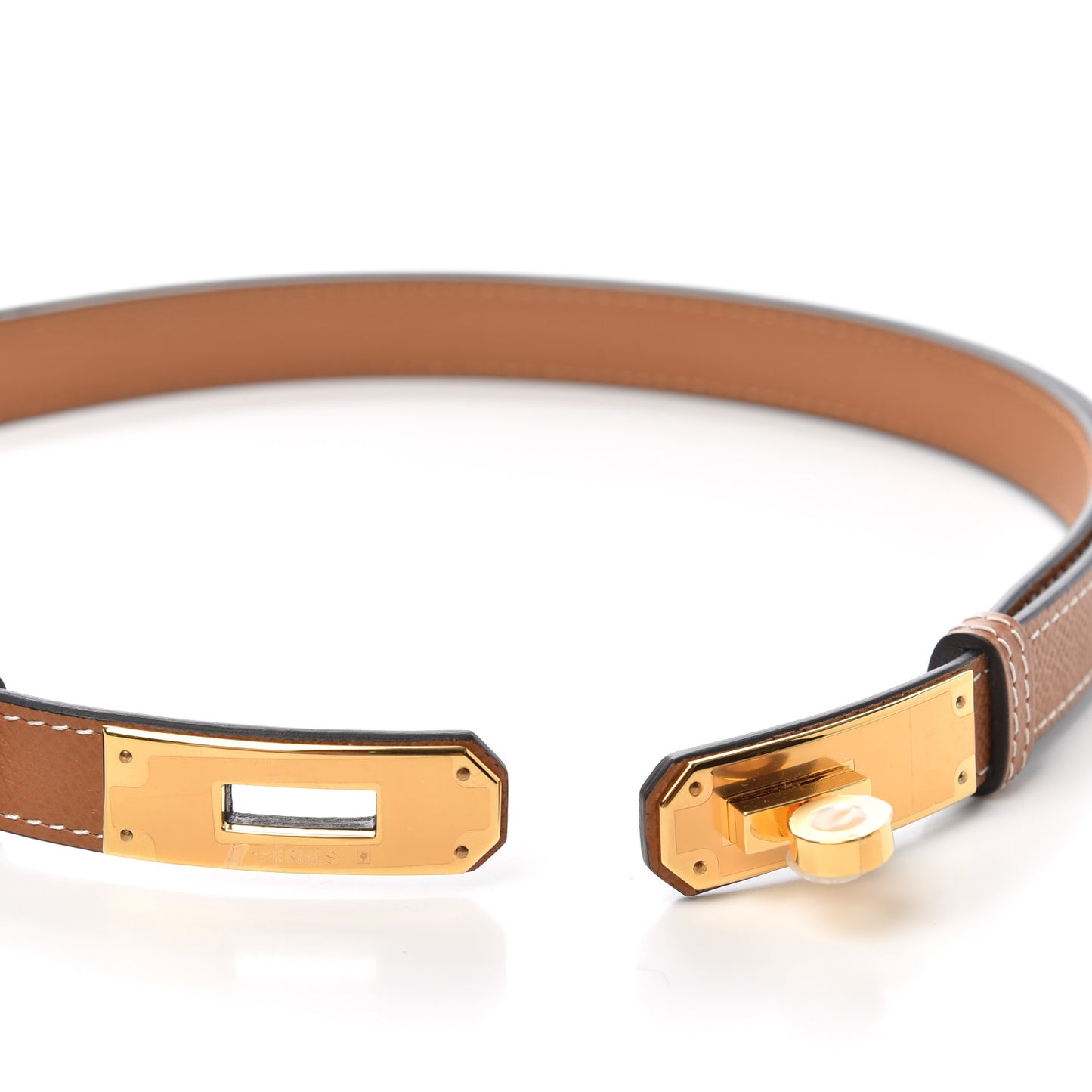 Epsom Kelly Belt Gold