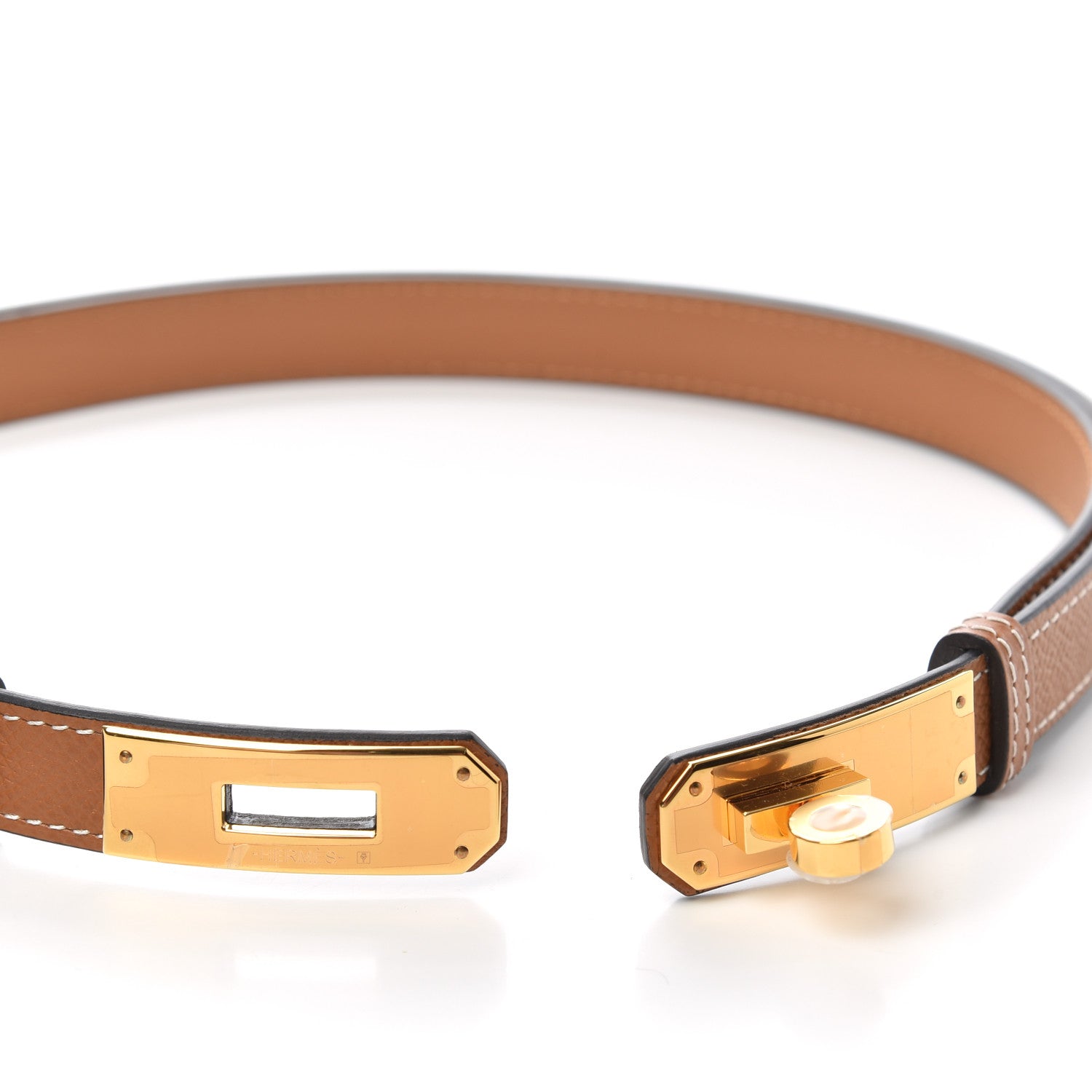 Hermes Epsom Kelly Belt Gold 4 of 5