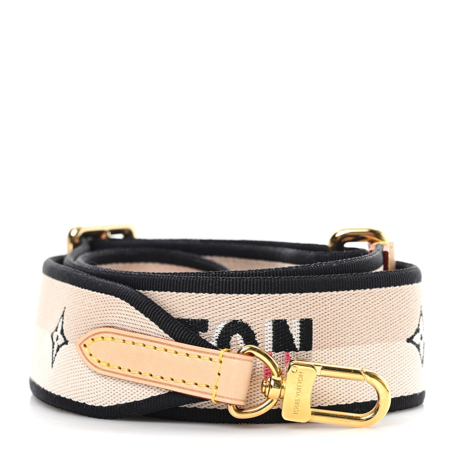 Louis Vuitton Jacquard Speedy Bandouliere 20 Shoulder Strap Black 1 of 3