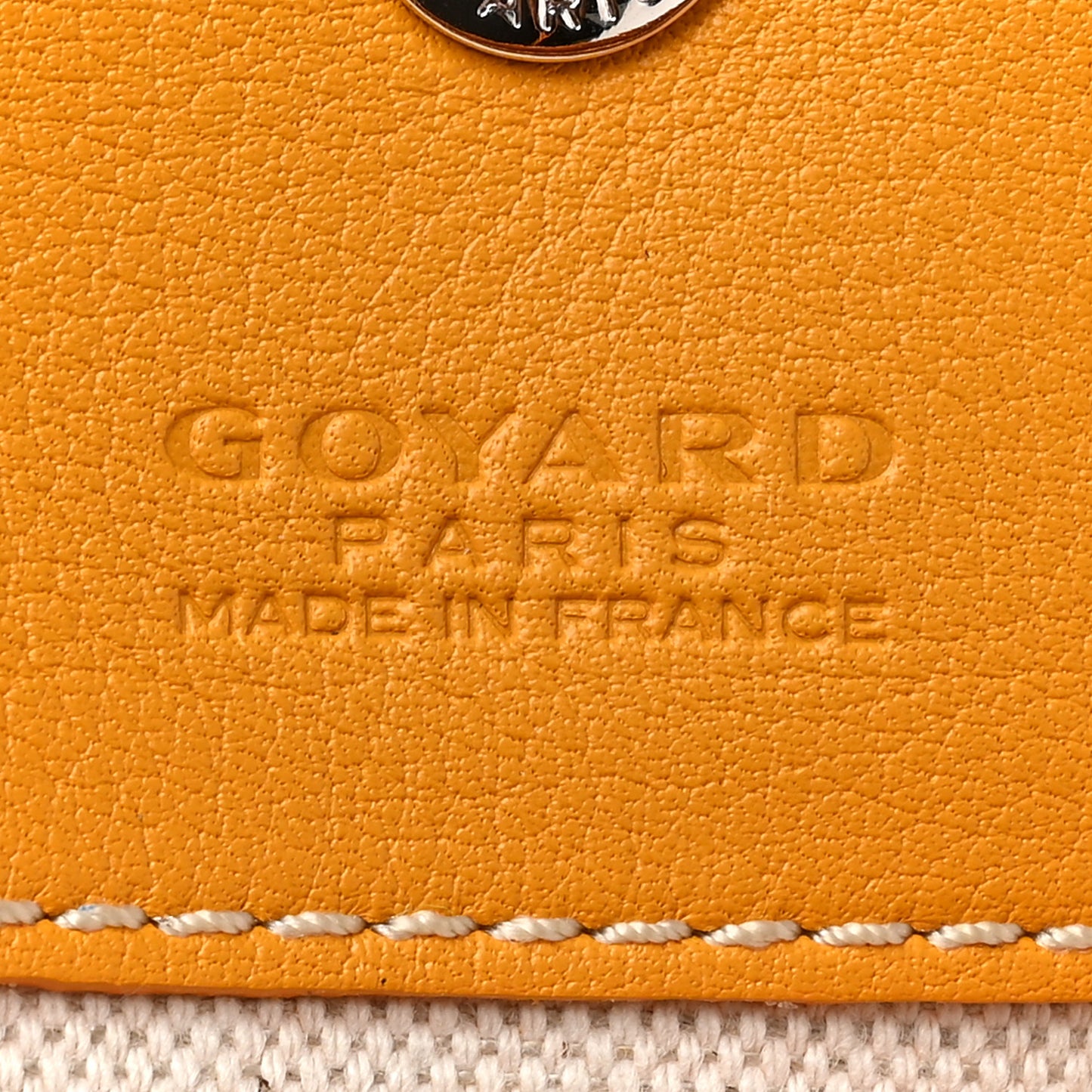 Goyardine Reversible Anjou GM Yellow