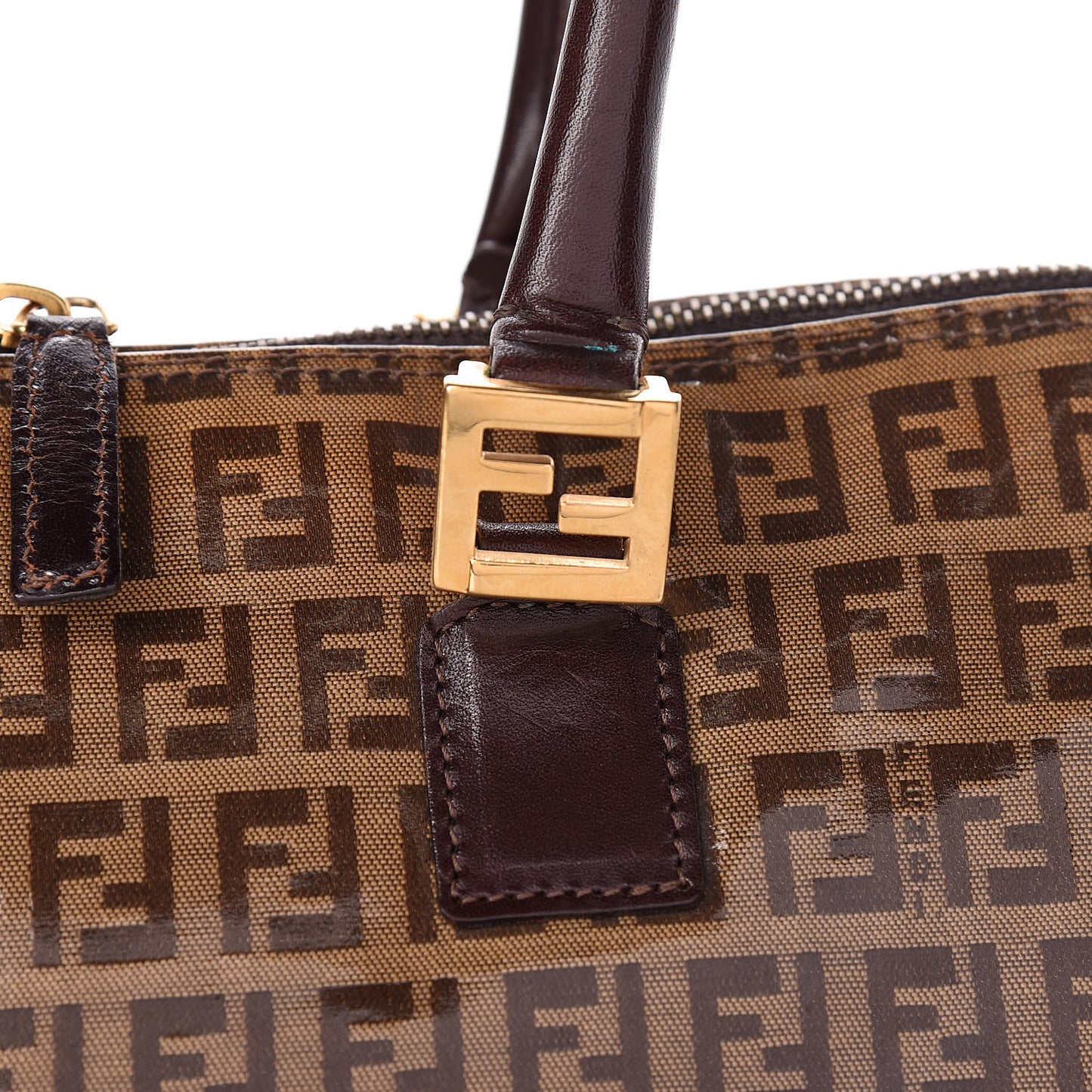 Vinyl Zucchino Shoulder Bag Tobacco