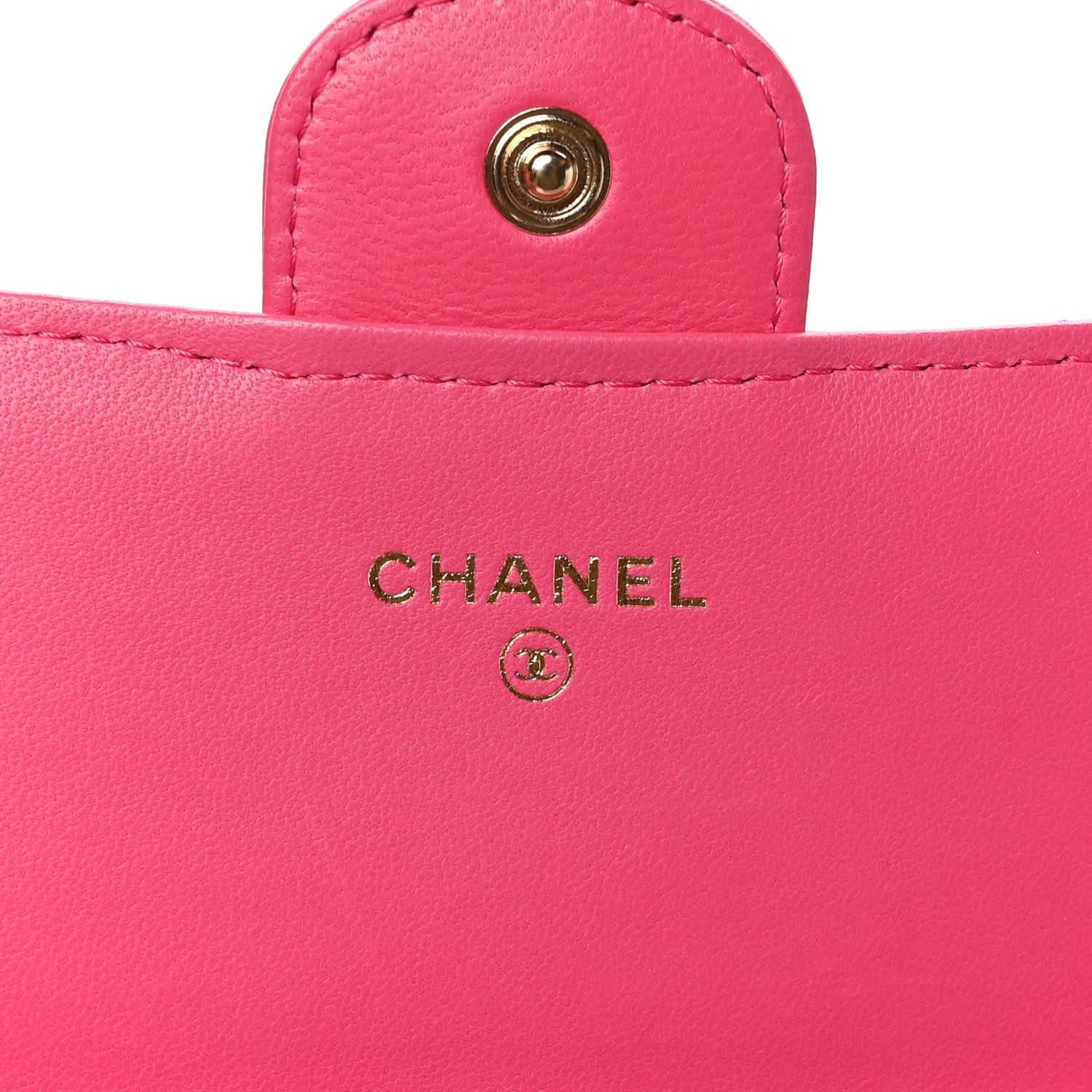 Chanel Lambskin Quilted Large Flap Wallet Pink 8 of 10