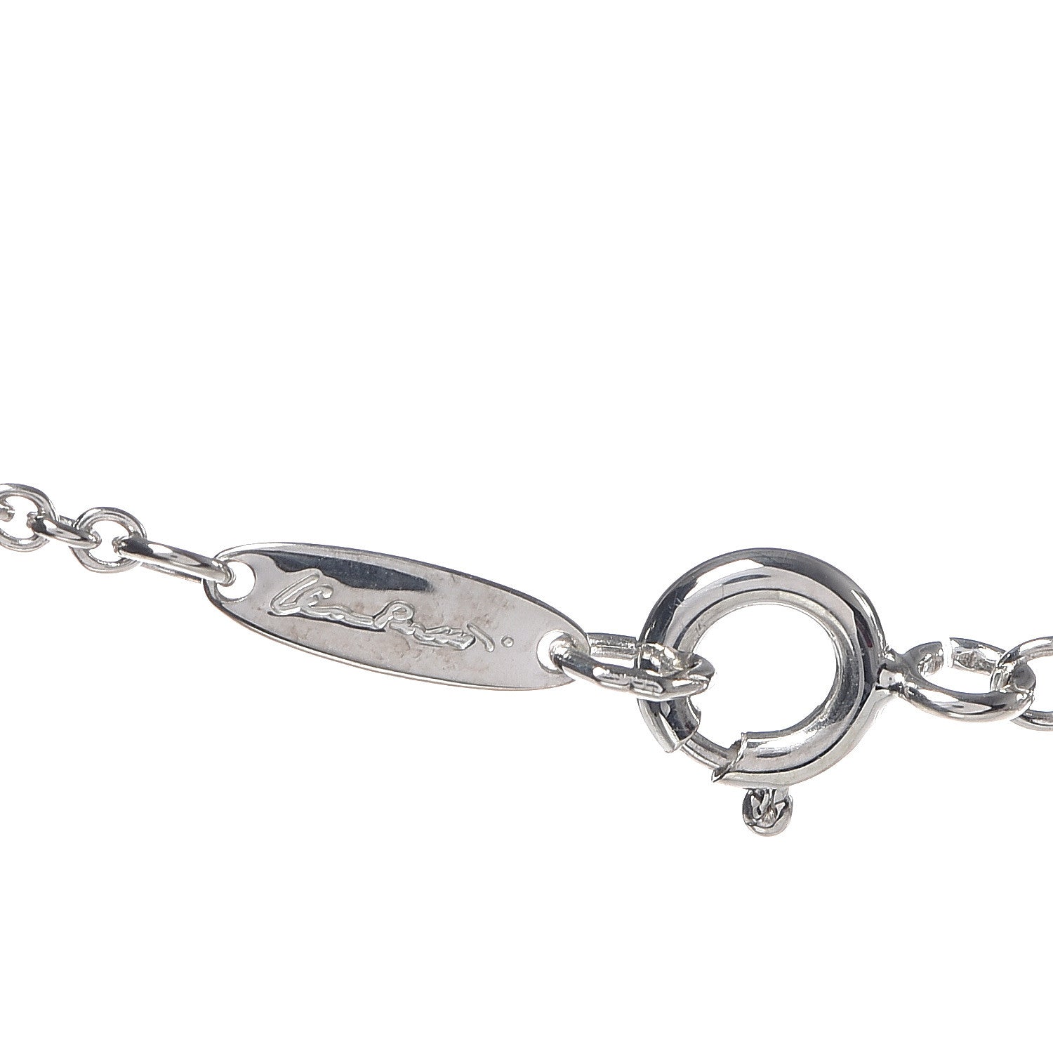 Tiffany Sterling Silver Elsa Peretti Infinity Cross Pendant Necklace 8 of 8