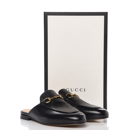 Gucci Calfskin Womens Princetown Slippers 37 Black 10 of 10