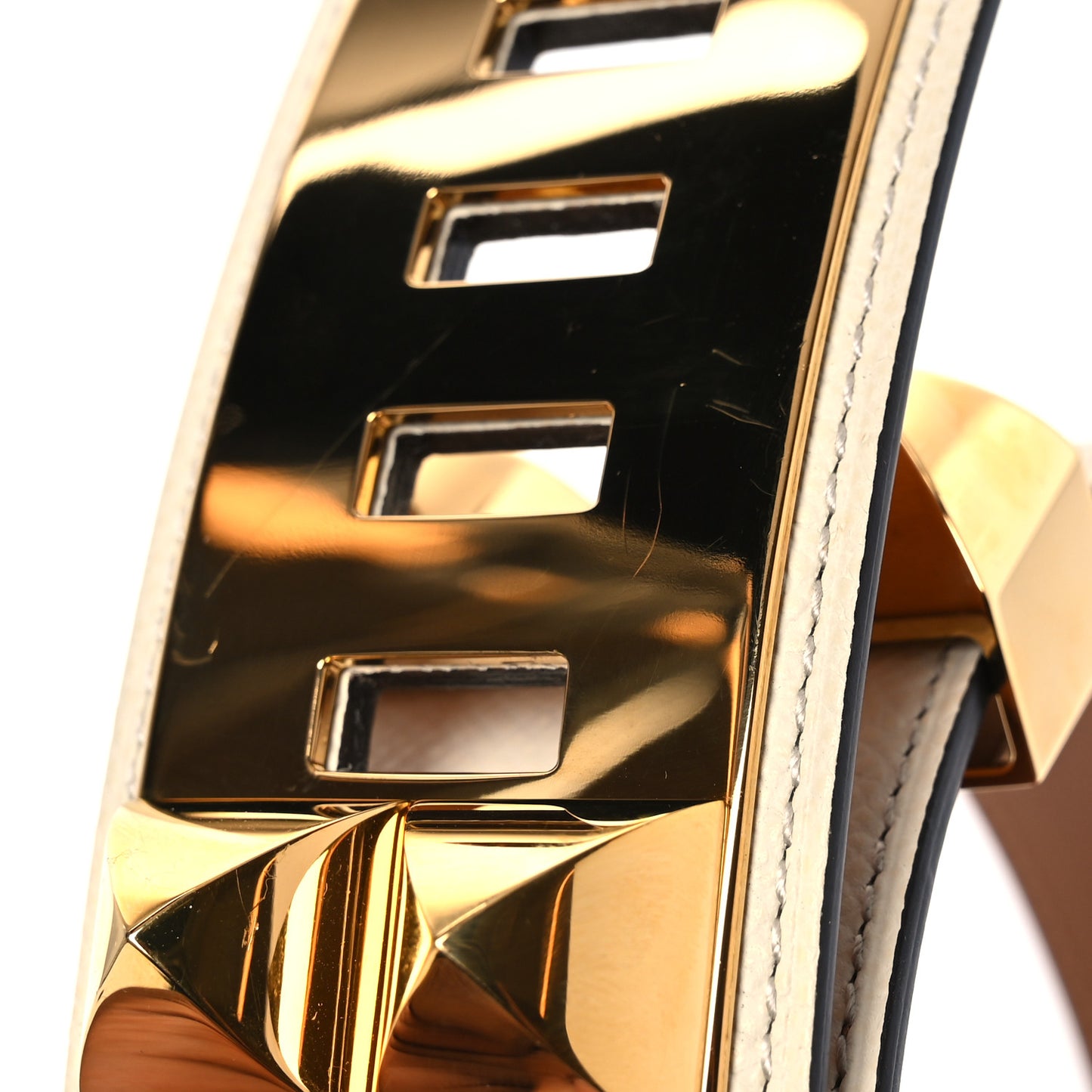 Epsom Collier De Chien CDC Belt 75 30 Nata Gold