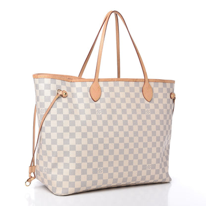 Louis Vuitton Damier Azur Neo Neverfull GM Rose Ballerine 3 of 11