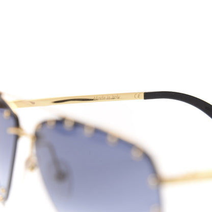 Louis Vuitton The Party Aviator Gradient Sunglasses Z2349U Blue 5 of 8