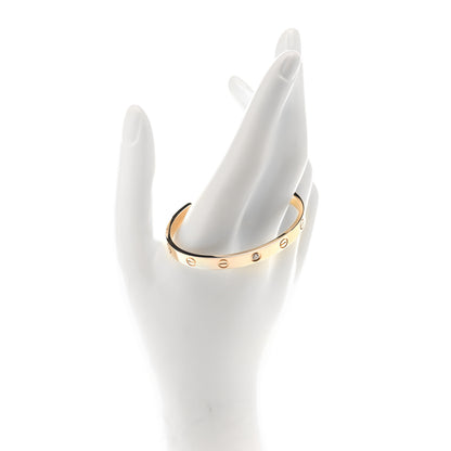 Cartier 18K Yellow Gold 1 Diamond LOVE Cuff Bracelet 16 2 of 6