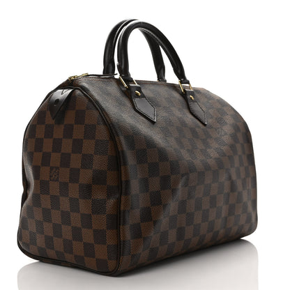 Louis Vuitton Damier Ebene Speedy 30 4 of 10
