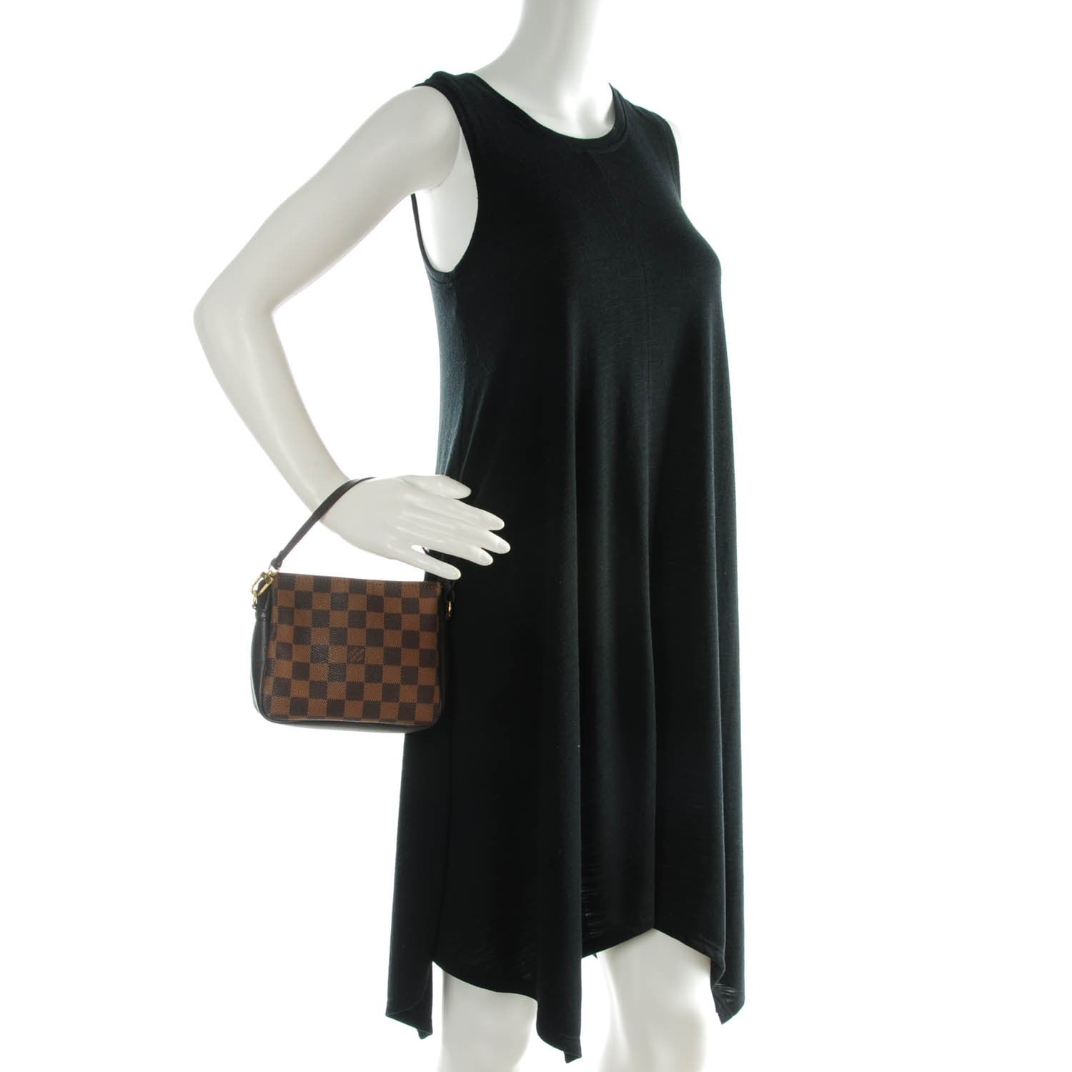 Louis Vuitton Damier Ebene Trousse Make Up Bag Pochette 2 of 7