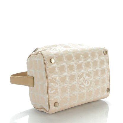 Chanel Nylon Travel Cosmetic Case Beige 4 of 7