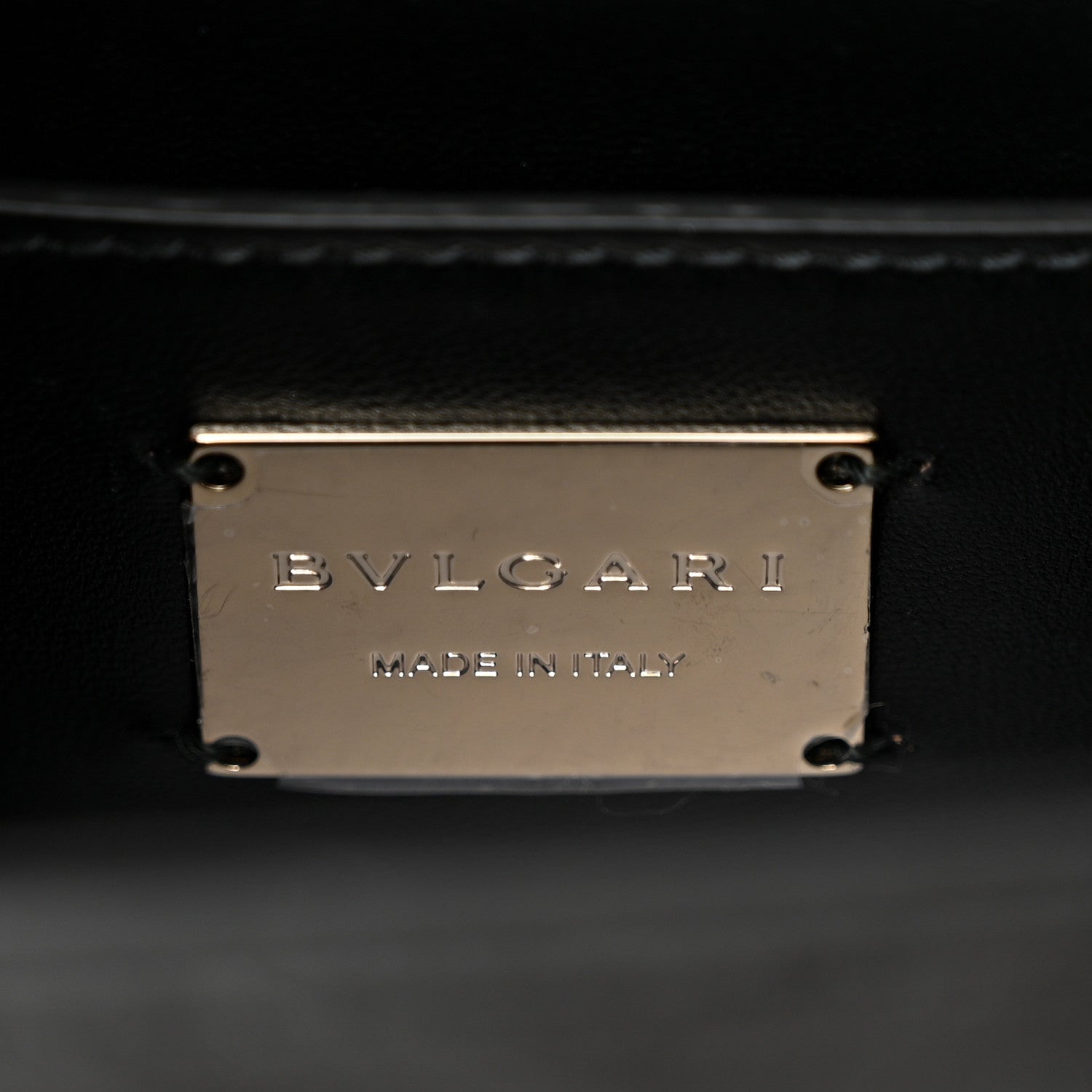Bulgari Smooth Calfskin Quilted Serpenti Forever Diamond Maxi Framed Shoulder Bag Black 7 of 10