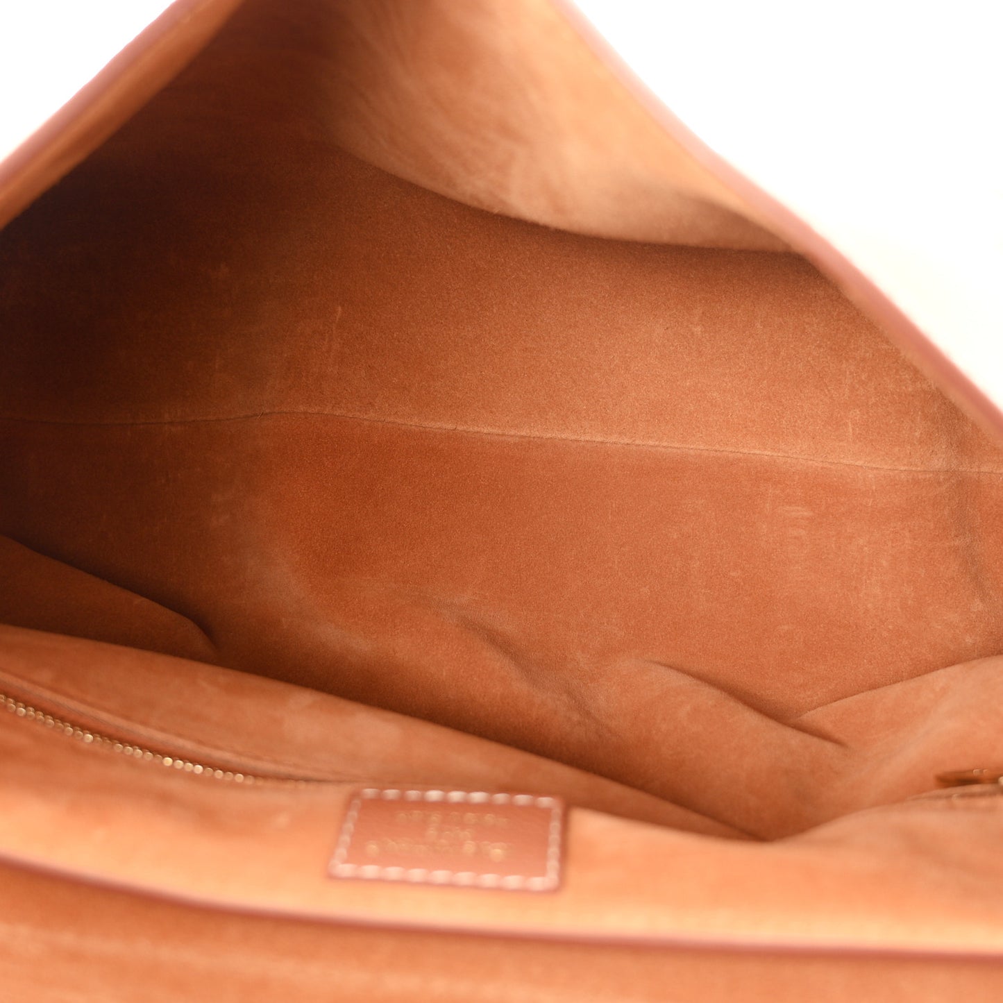 Grained Calfskin Low Key Messenger Cognac