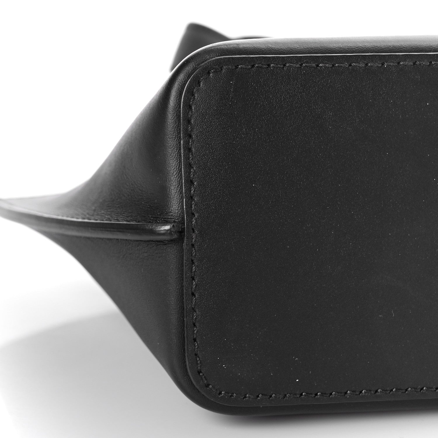 Versace Vitello Mini Virtus Bucket Bag Black 7 of 9