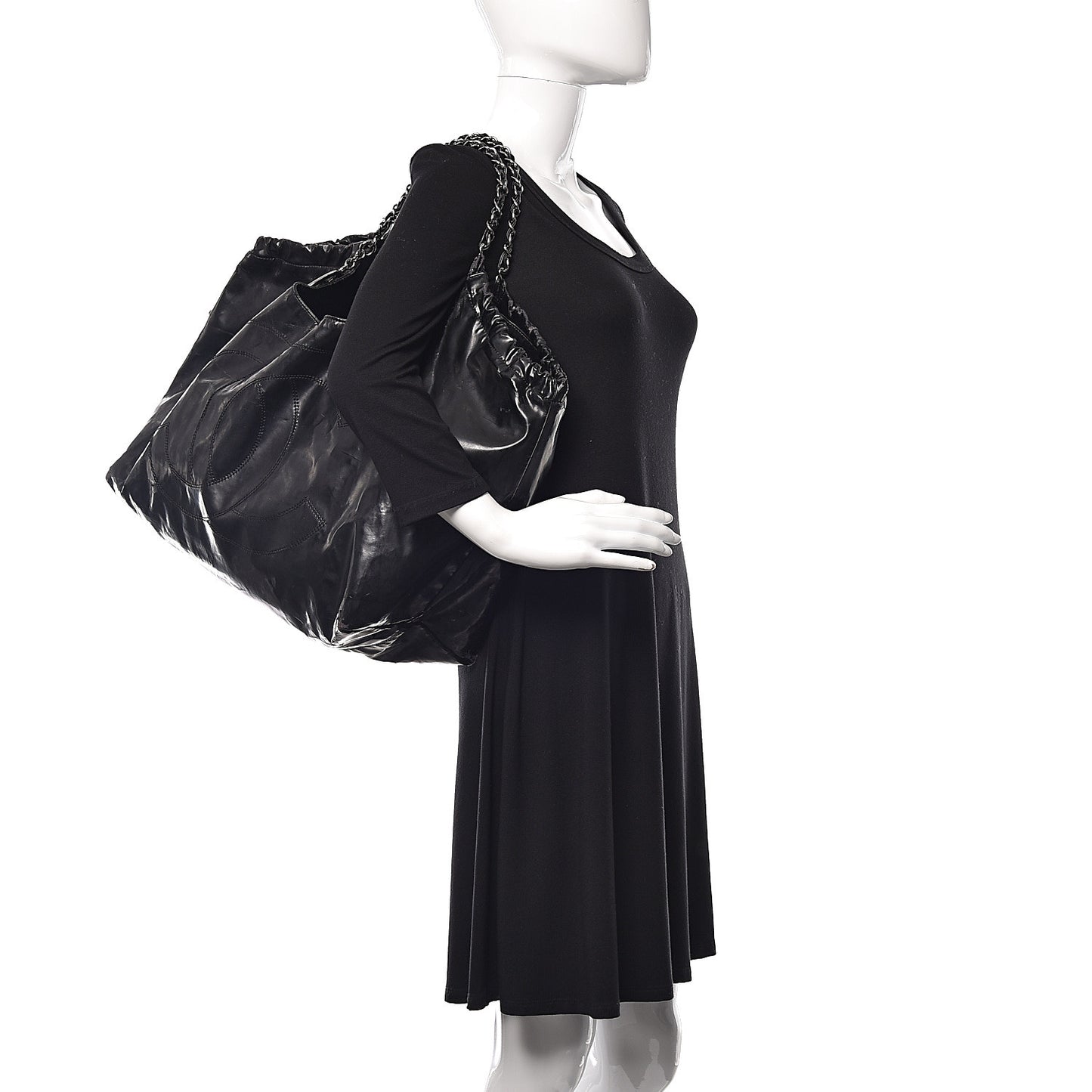 Vinyl XL Coco Cabas Black