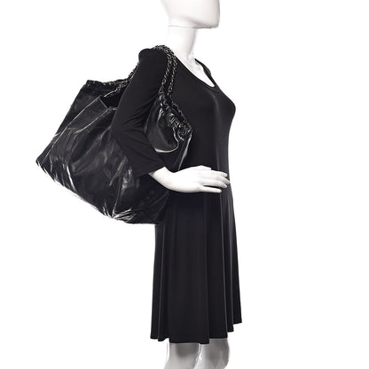 Chanel Vinyl XL Coco Cabas Black 2 of 22