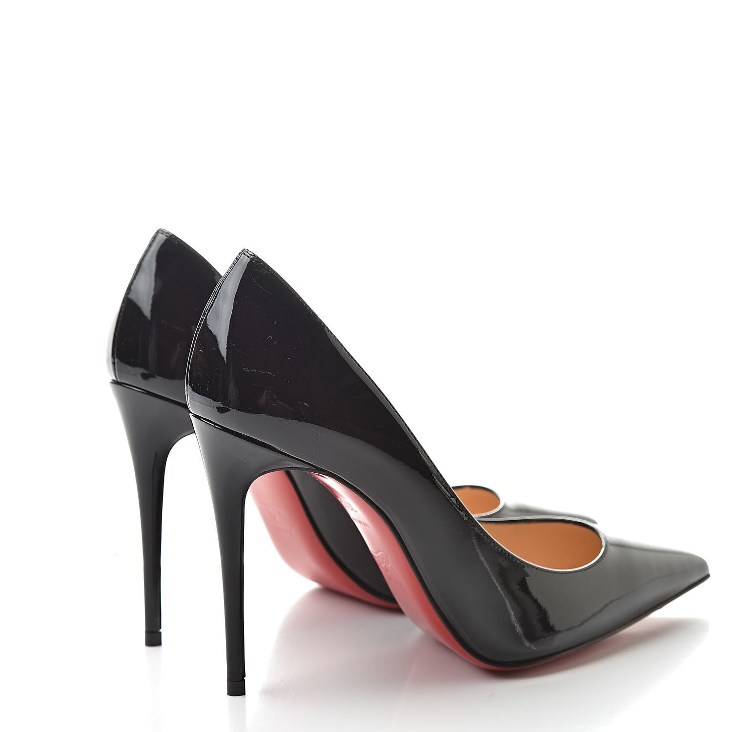 Christian Louboutin Patent Kate100 Pumps 35.5 Black 4 of 7