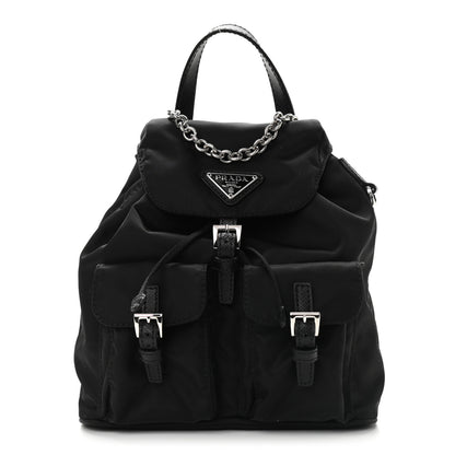 Prada Nylon Vela Mini Crossbody Backpack Black 1 of 10