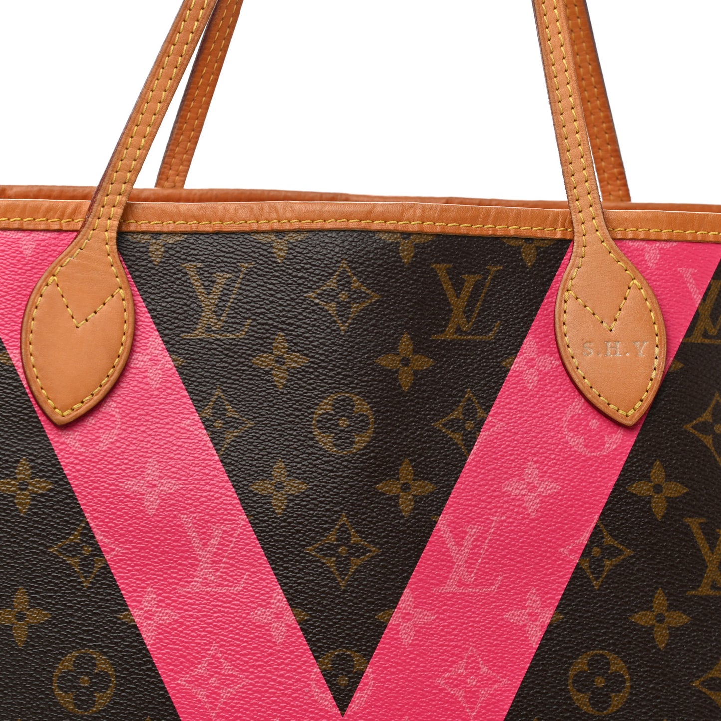Monogram V Neverfull MM Grenade