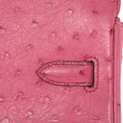 Hermes Ostrich HAC Birkin 32 Fuchsia 7 of 28