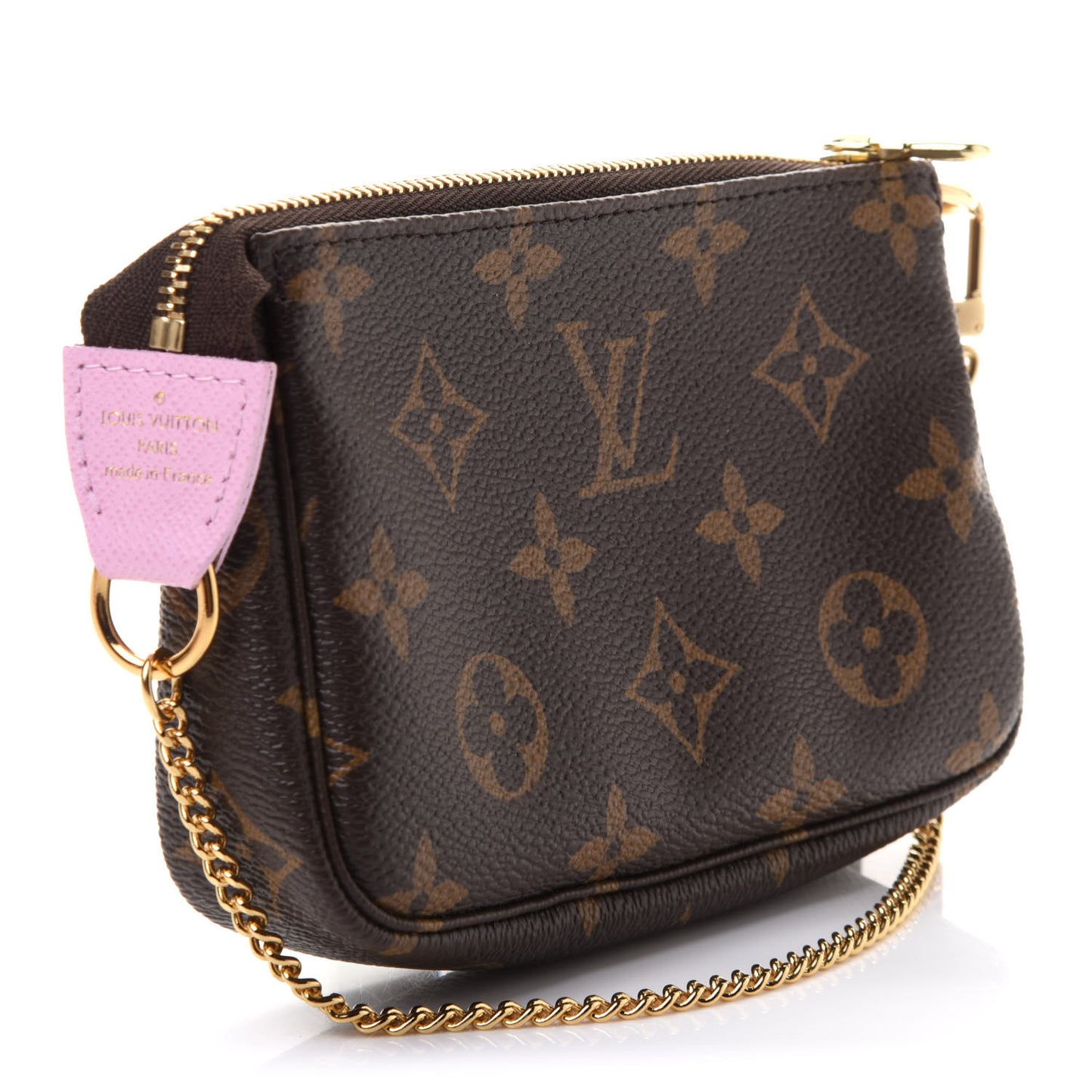 Monogram 2021 Christmas Animation Japanese Garden Mini Pochette Accessories Wisteria Pink