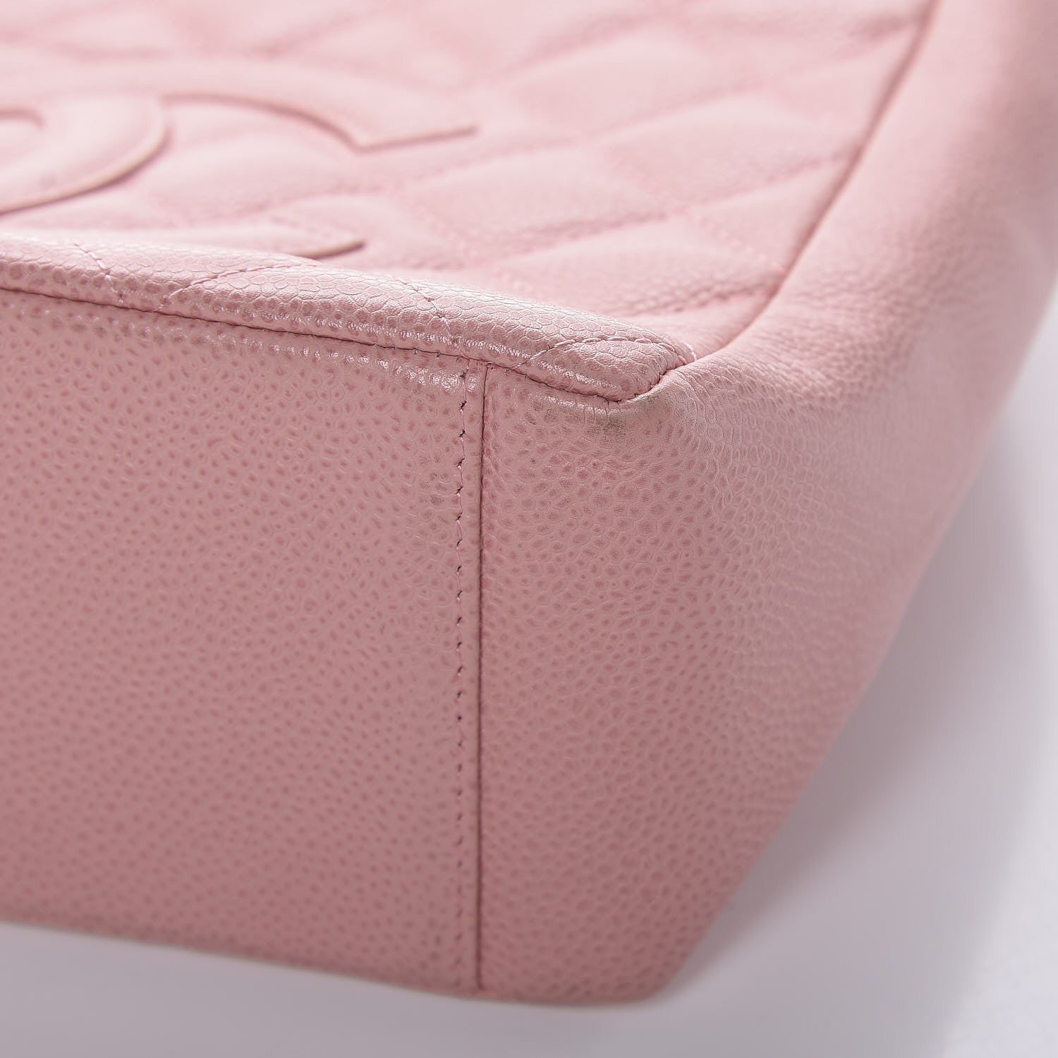 Chanel Caviar Petit Shopping Tote PST Pink 9 of 11