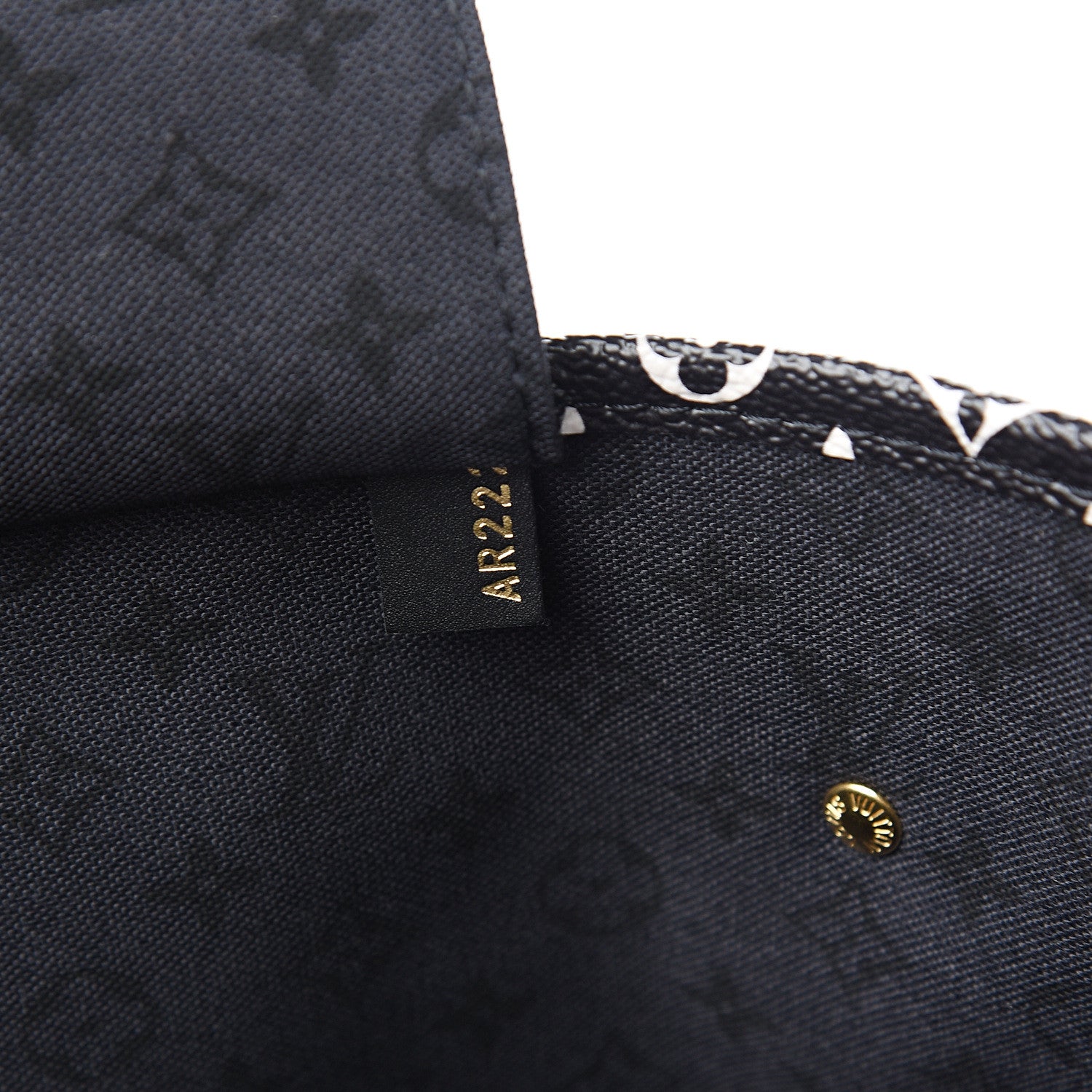 Louis Vuitton Monogram Giant Crafty Neverfull MM Creme Rouge Black 6 of 10