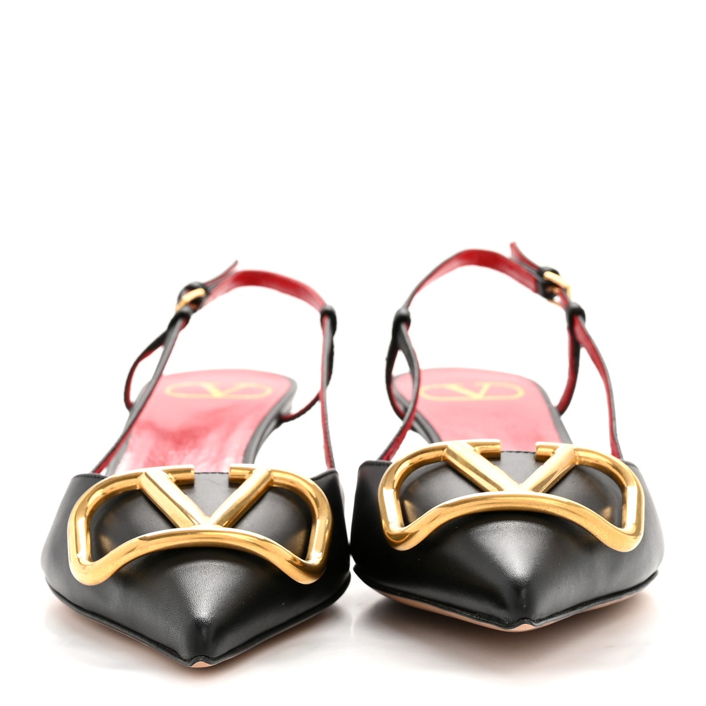 Calfskin Vlogo Slingback 40mm Pumps 36.5 Black