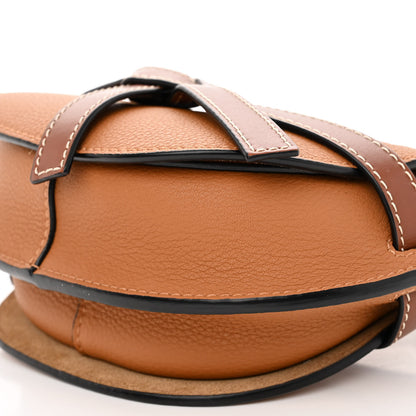 Loewe Grained Calfskin Mini Gate Crossbody Bag Caramel Pecan 8 of 8