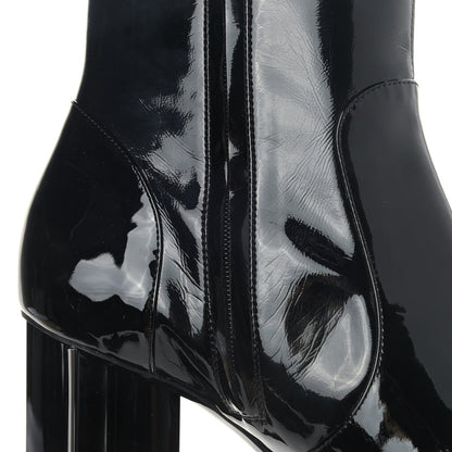 Louis Vuitton Patent Silhouette Ankle Boots 40 Black 8 of 14