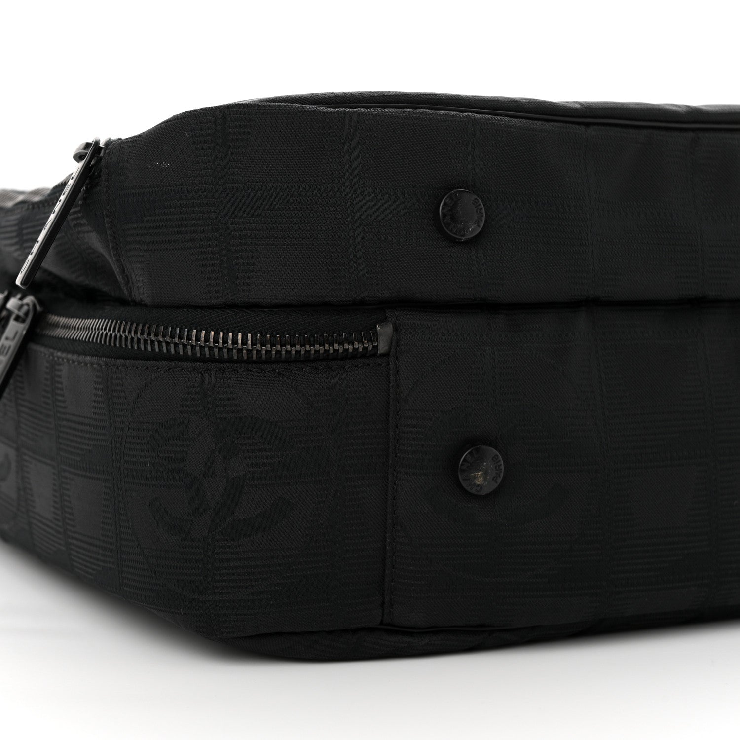 Chanel Nylon Travel Laptop Briefcase Black 10 of 17